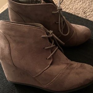 Tan Ankle Booties